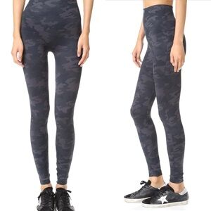 SPANX Look at Me Now Leggings XS NWT size XS Black Camo